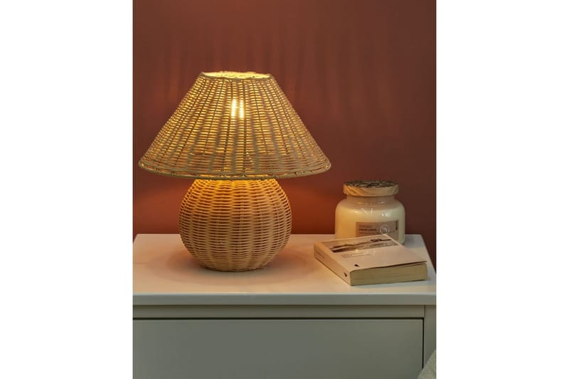 Gyarki Bordslampa 31 cm E27 - Naturlig - Belysning - Inomhusbelysning & lampor - Sänglampa - Sängbordslampa