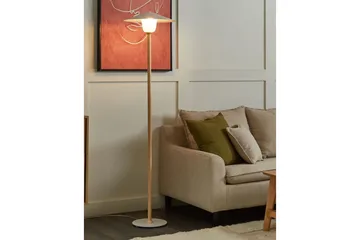 Imbros Golvlampa 153 cm - Ljus trä/Vit - Belysning - Inomhusbelysning & lampor - Golvlampor & golvbelysning