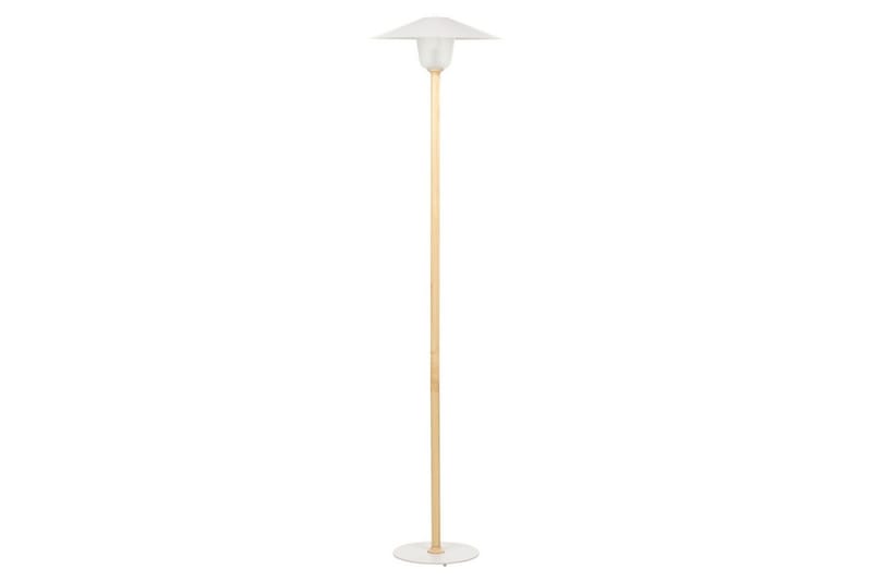 Imbros Golvlampa 153 cm, Ljus trä/Vit