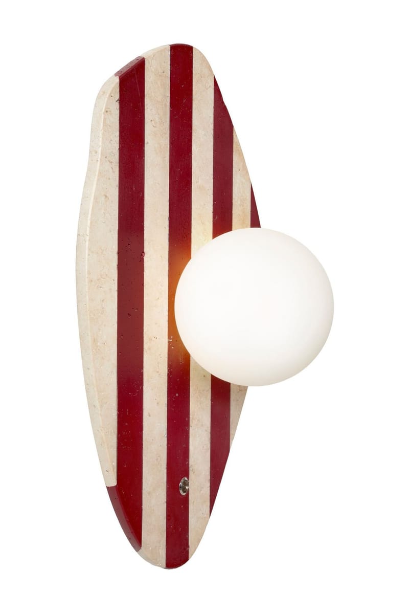 Javoren Vägglampa 10 cm - Beige, Vit, Röd - Belysning - Inomhusbelysning & lampor - Vägglampor & väggbelysning