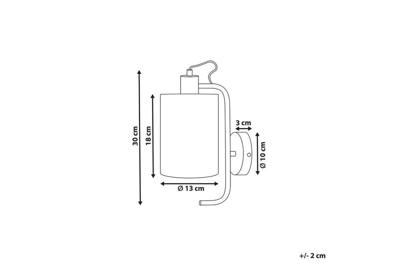 Kallisti Vägglampa E27 - Koppar/Vit - Belysning - Inomhusbelysning & lampor - Vägglampor & väggbelysning