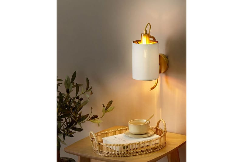Kallisti Vägglampa E27 - Koppar/Vit - Belysning - Inomhusbelysning & lampor - Vägglampor & väggbelysning