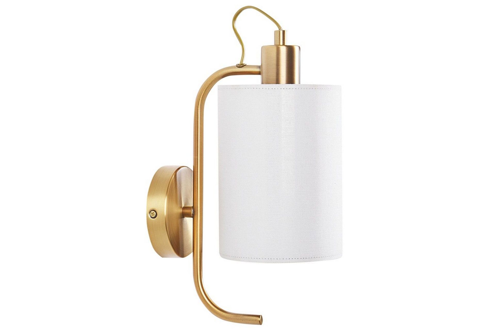 Kallisti Vägglampa E27 - Koppar/Vit