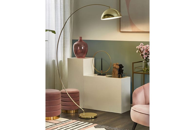 Kamai Golvlampa 188 cm - Guld - Belysning - Inomhusbelysning & lampor - Golvlampor & golvbelysning