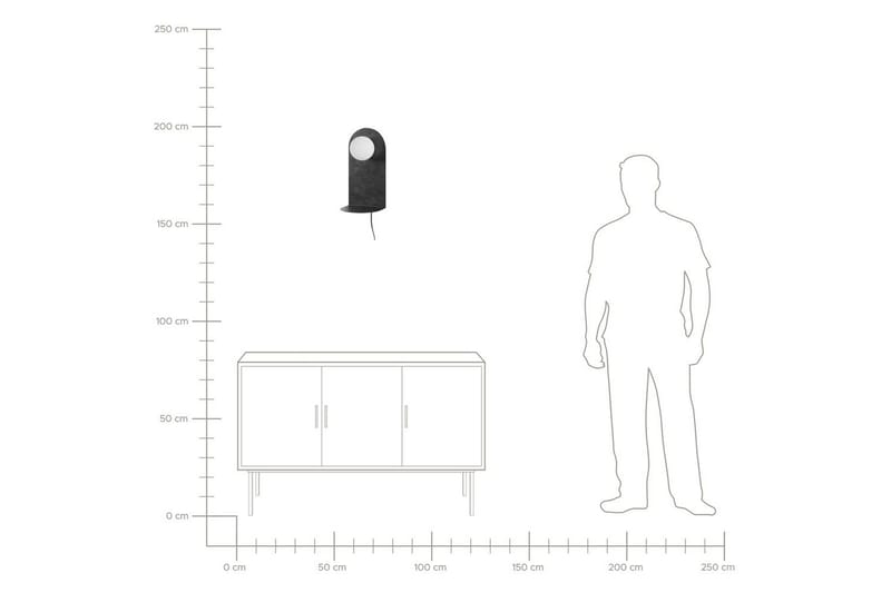 Kastell Väggplafond G9 - Grafit - Belysning - Inomhusbelysning & lampor - Vägglampor & väggbelysning