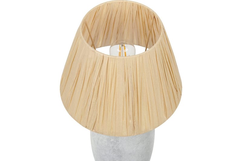 Kivlak Bordslampa 56 cm E27 - Grå/Natur - Belysning - Inomhusbelysning & lampor - Sänglampa - Sängbordslampa