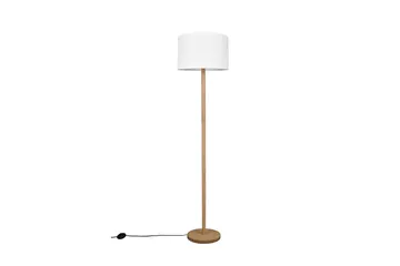 Korba Golvlampa E27 vit - Vit - Belysning - Inomhusbelysning & lampor - Golvlampor & golvbelysning
