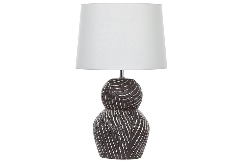 Korska Bordslampa 63 cm E27 - Svart/Vit - Belysning - Inomhusbelysning & lampor - Sänglampa - Sängbordslampa