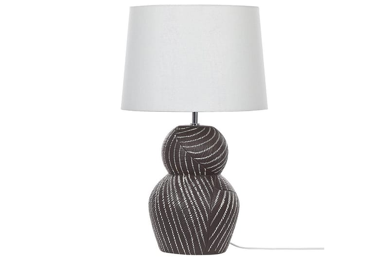 Korska Bordslampa 63 cm E27 - Svart/Vit - Belysning - Inomhusbelysning & lampor - Sänglampa - Sängbordslampa