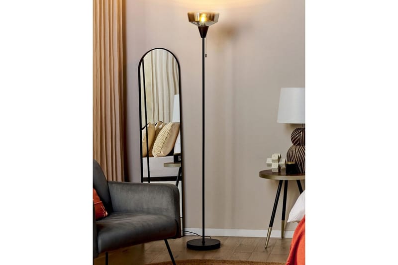 Krokve Golvlampa 175 cm - Svart/Mörkbrun - Belysning - Inomhusbelysning & lampor - Golvlampor & golvbelysning
