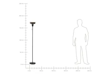 Krokve Golvlampa 175 cm - Svart/Mörkbrun - Belysning - Inomhusbelysning & lampor - Golvlampor & golvbelysning