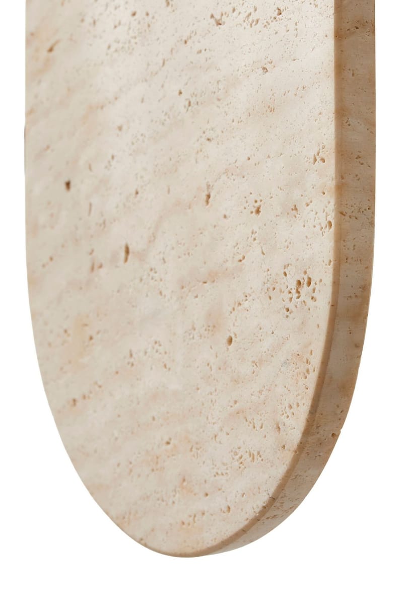 Kummer Vägglampa 10 cm Oval - Beige Och Vit - Belysning - Inomhusbelysning & lampor - Vägglampor & väggbelysning