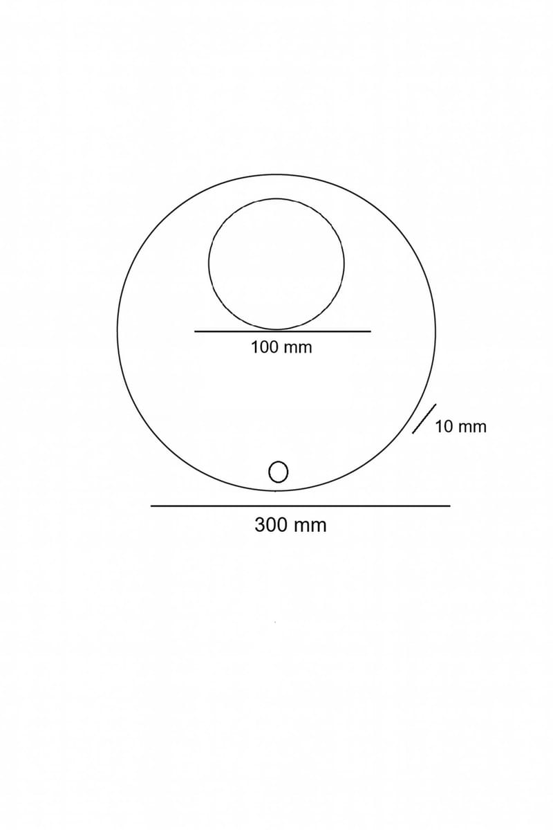 Kummer Vägglampa 10 cm Rund - Beige Och Vit - Belysning - Inomhusbelysning & lampor - Vägglampor & väggbelysning