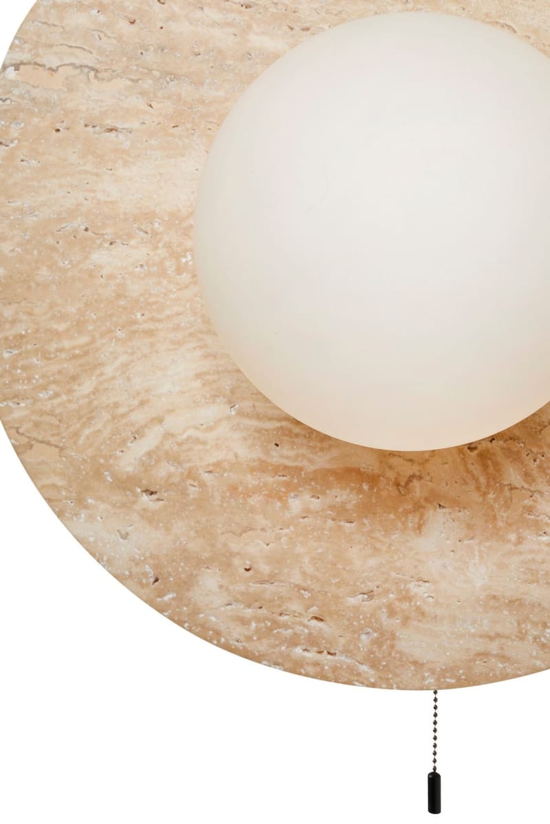 Kummer Vägglampa 12 cm Rund - Beige - Belysning - Inomhusbelysning & lampor - Vägglampor & väggbelysning