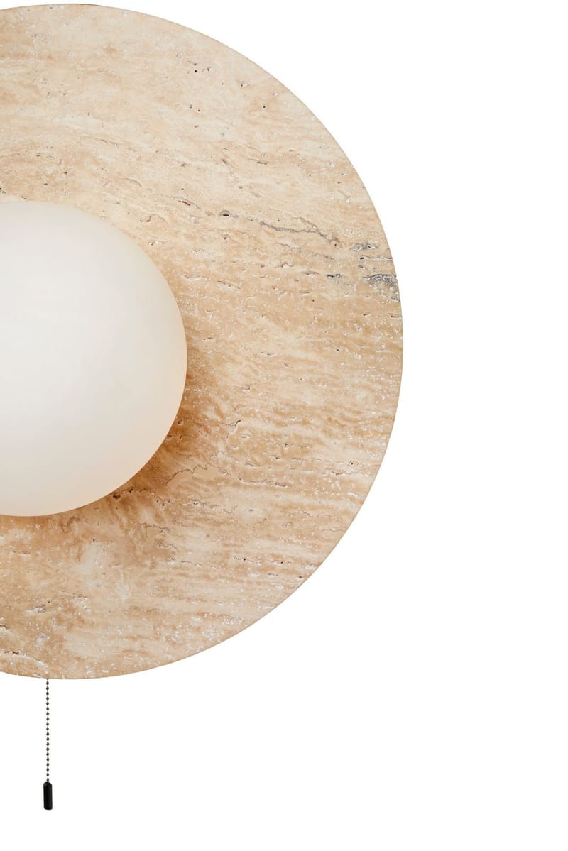 Kummer Vägglampa 12 cm Rund - Beige - Belysning - Inomhusbelysning & lampor - Vägglampor & väggbelysning