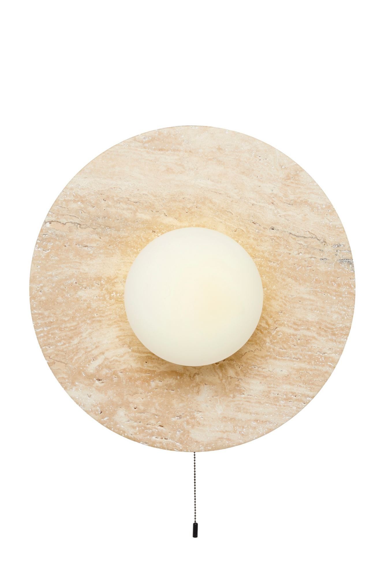 Kummer Vägglampa 12 cm Rund - Beige