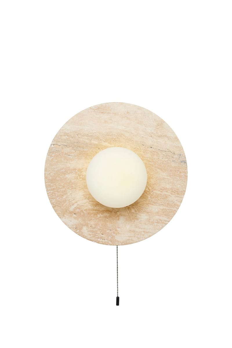 Kummer Vägglampa 12 cm Rund - Beige - Belysning - Inomhusbelysning & lampor - Vägglampor & väggbelysning