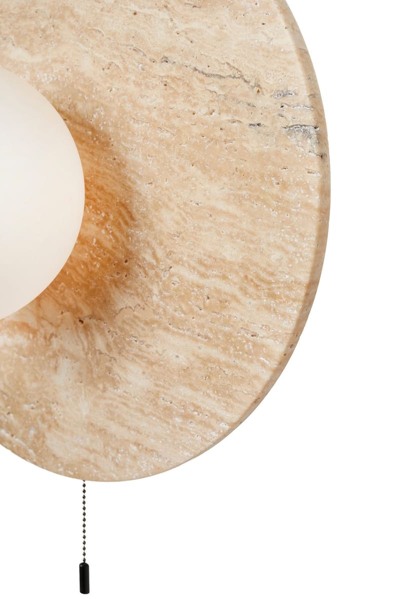 Kummer Vägglampa 12 cm Rund - Beige - Belysning - Inomhusbelysning & lampor - Vägglampor & väggbelysning