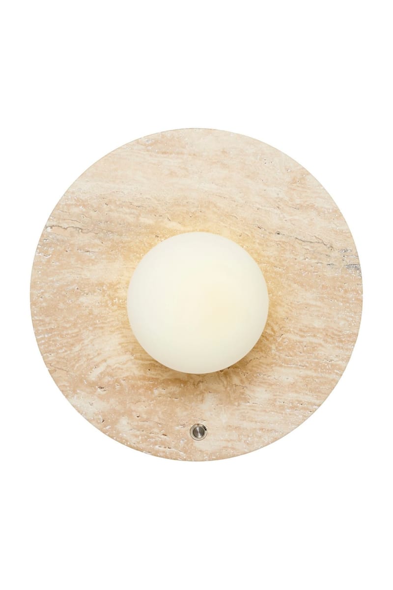 Kummer Vägglampa 12 cm Rund - Beige - Belysning - Inomhusbelysning & lampor - Vägglampor & väggbelysning