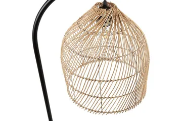 Lakskol Golvlampa 165 cm - Svart/Natur - Belysning - Inomhusbelysning & lampor - Golvlampor & golvbelysning