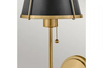 Clarke Hinkley Vägglampa - Brass||Black - Belysning - Inomhusbelysning & lampor - Läslampa - Läslampa vägg