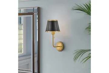 Clarke Hinkley Vägglampa - Brass||Black - Belysning - Inomhusbelysning & lampor - Läslampa - Läslampa vägg