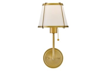 Clarke Hinkley Vägglampa - Brass||White - Belysning - Inomhusbelysning & lampor - Läslampa - Läslampa vägg