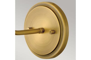 Clarke Hinkley Vägglampa - Brass||White - Belysning - Inomhusbelysning & lampor - Läslampa - Läslampa vägg