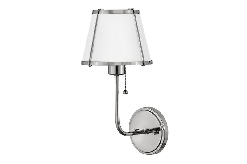 Clarke Hinkley Vägglampa, Silver||White