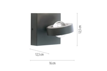 Q-Mia Paul Neuhaus Vägglampa - Anthracite Grey - Belysning - Inomhusbelysning & lampor - Läslampa - Läslampa vägg
