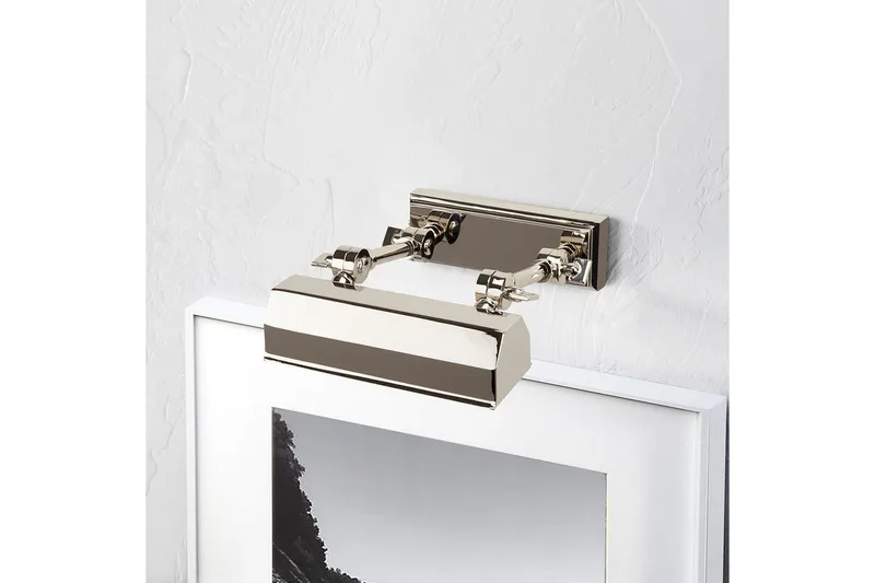 Tavelbelysning Elstead Lighting Chawton 182x119x186 mm, Polerad Nickel - 182x119x186 mm, Polerad Nickel - Belysning - Inomhusbelysning & lampor - Möbelbelysning & integrerad belysning - Bokhyllebelysning