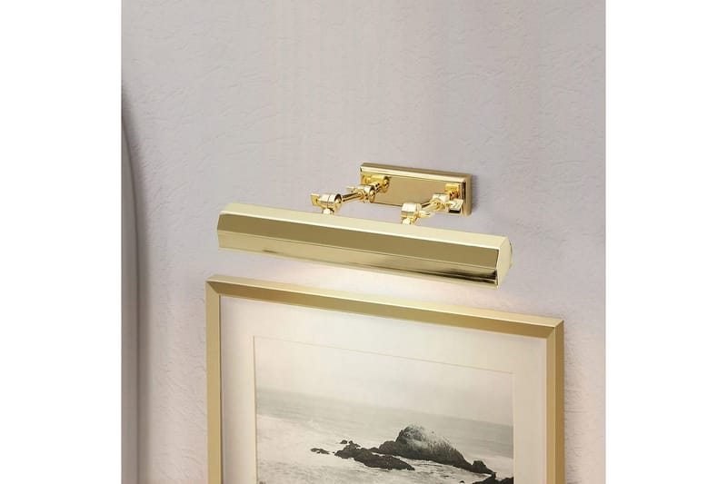 Tavelbelysning Elstead Lighting Chawton 402x119x186 mm, Polerad Mässing - 402x119x186 mm, Polerad Mässing - Belysning - Inomhusbelysning & lampor - Möbelbelysning & integrerad belysning - Bokhyllebelysning