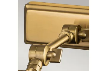Tavelbelysning Elstead Lighting Winchfield 445x127x318 mm, Åldrad mässing - 445x127x318 mm, Åldrad mässing - Belysning - Inomhusbelysning & lampor - Möbelbelysning & integrerad belysning - Bokhyllebelysning