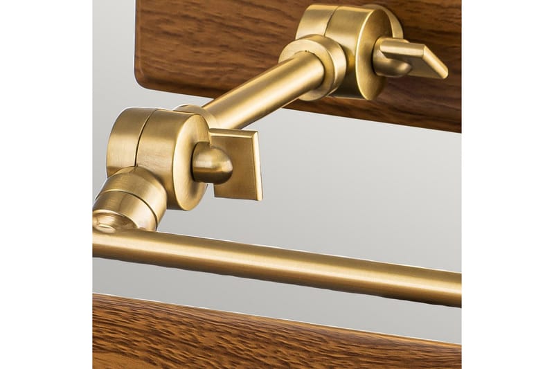 Tavelbelysning Elstead Lighting Winchfield 445x127x318 mm, Åldrad mässing & Ek effekt - 445x127x318 mm, Åldrad mässing & Ek effekt - Belysning - Inomhusbelysning & lampor - Möbelbelysning & integrerad belysning - Bokhyllebelysning