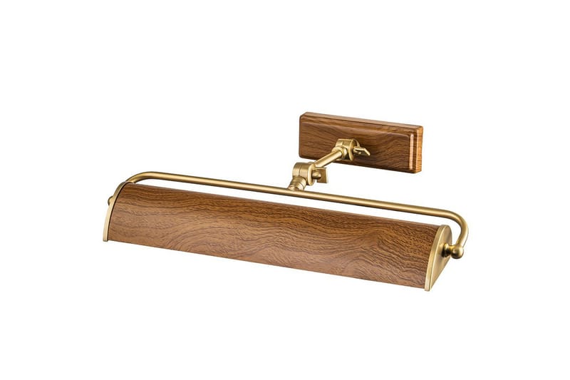 Tavelbelysning Elstead Lighting Winchfield 445x127x318 mm, Åldrad mässing & Ek effekt - 445x127x318 mm, Åldrad mässing & Ek effekt - Belysning - Inomhusbelysning & lampor - Möbelbelysning & integrerad belysning - Bokhyllebelysning