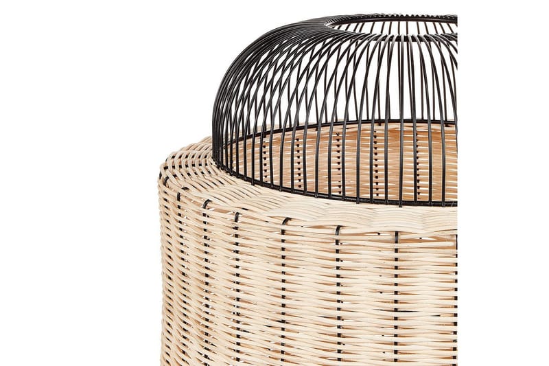 Leftyr Bordslampa 55 cm E27 - Svart/Natur - Belysning - Inomhusbelysning & lampor - Sänglampa - Sängbordslampa