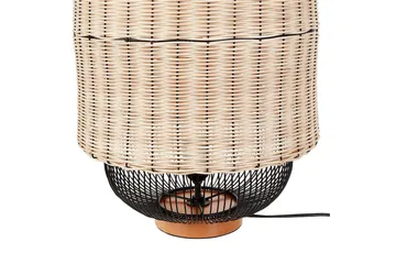 Leftyr Bordslampa 55 cm E27 - Svart/Natur - Belysning - Inomhusbelysning & lampor - Sänglampa - Sängbordslampa