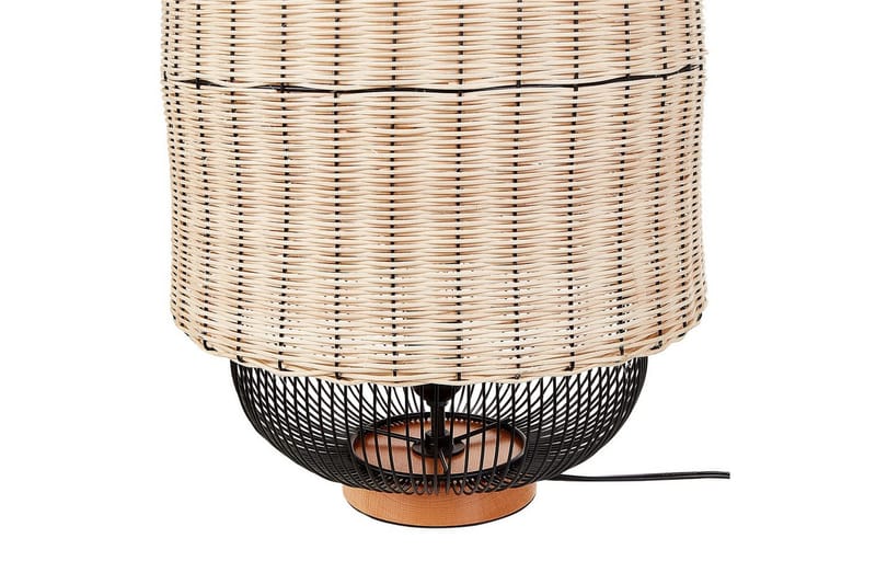 Leftyr Bordslampa 55 cm E27 - Svart/Natur - Belysning - Inomhusbelysning & lampor - Sänglampa - Sängbordslampa