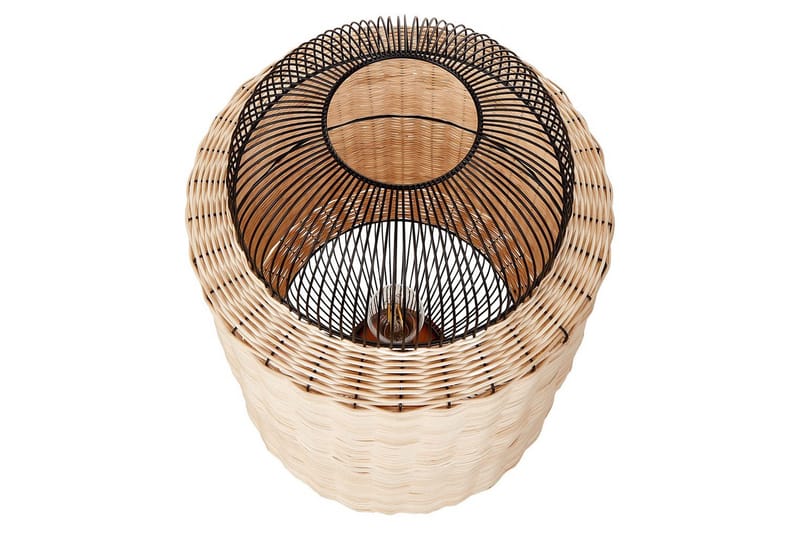 Leftyr Bordslampa 55 cm E27 - Svart/Natur - Belysning - Inomhusbelysning & lampor - Sänglampa - Sängbordslampa