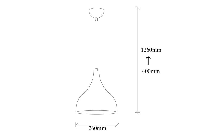 Ljuskrona Rathour Ironclad Koppar / Vit / Svart - Koppar/Svart/Vit - Belysning - Inomhusbelysning & lampor - Taklampor & takbelysning - Kökslampa & pendellampa