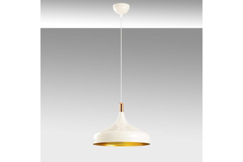 Ljuskrona Rathour Steelix Vit / Rany / Koppar - Guld/Koppar/Vit - Belysning - Inomhusbelysning & lampor - Taklampor & takbelysning - Kökslampa & pendellampa