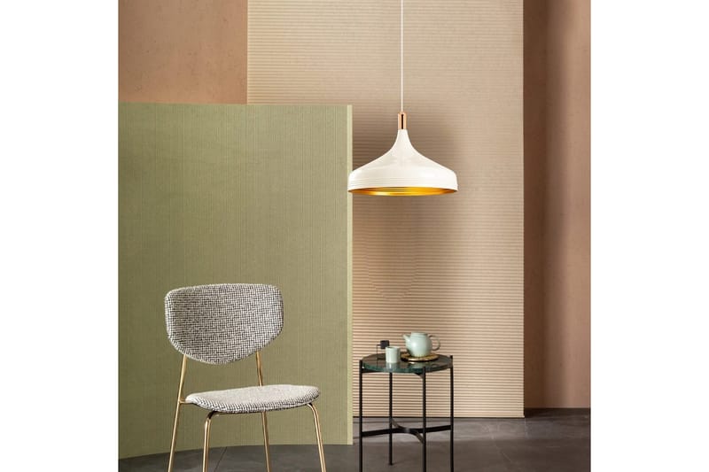 Ljuskrona Rathour Steelix Vit / Rany / Koppar - Guld/Koppar/Vit - Belysning - Inomhusbelysning & lampor - Taklampor & takbelysning - Kökslampa & pendellampa