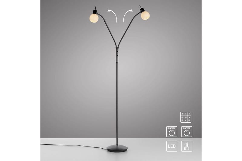 Loki Just Light Golvlampa - Black - Belysning - Inomhusbelysning & lampor - Golvlampor & golvbelysning