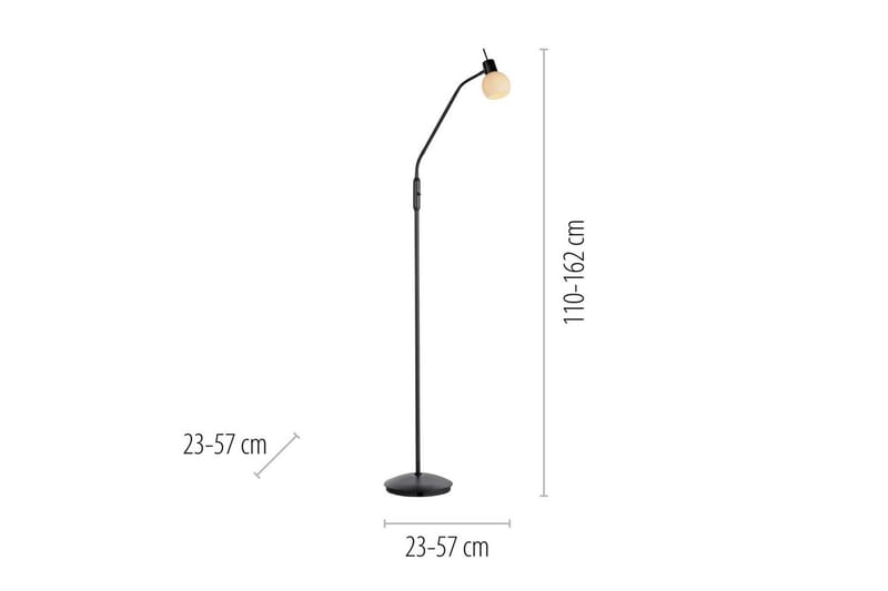 Loki Just Light Golvlampa - Black - Belysning - Inomhusbelysning & lampor - Golvlampor & golvbelysning