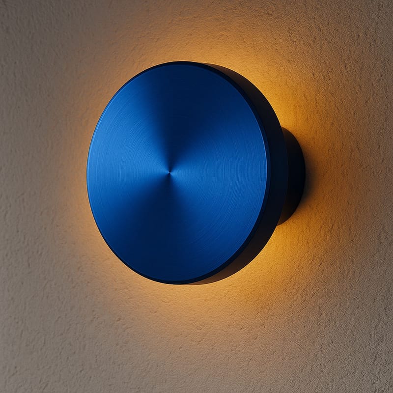 Loomba Vägglampa 12 cm Rund - Blå - Belysning - Inomhusbelysning & lampor - Vägglampor & väggbelysning