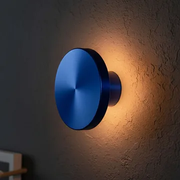 Loomba Vägglampa 20 cm Rund - Blå - Belysning - Inomhusbelysning & lampor - Vägglampor & väggbelysning