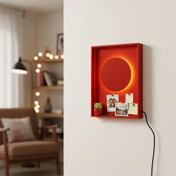 Loomba Vägglampa 45 cm - Röd - Belysning - Inomhusbelysning & lampor - Vägglampor & väggbelysning