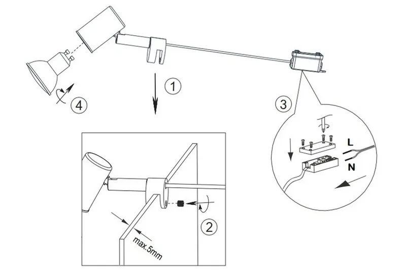 Lorenzo H2O Vägglampa 1L GU10 krom - Krom - Belysning - Inomhusbelysning & lampor - Vägglampor & väggbelysning