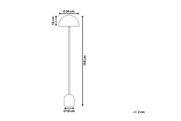 Macasina Golvlampa 158 cm - Koppar - Belysning - Inomhusbelysning & lampor - Golvlampor & golvbelysning