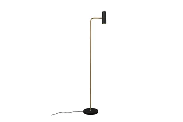 Marley Golvlampa GU10 mattmässing/ mattsvart - Mässing/Matt svart - Belysning - Inomhusbelysning & lampor - Golvlampor & golvbelysning